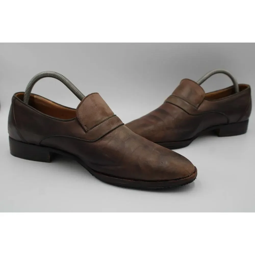 Size 9.5 - Vintage Bally Styleflex Jaro Genuine Leather Dress Shoes Switzerland